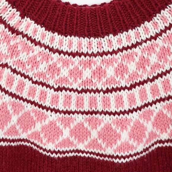 M/L Handmade Fair Isle Sweater - Picture 3 of 3